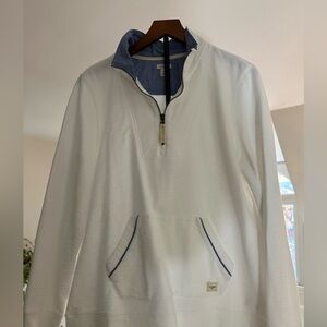 L.L. Bean Women’s White Zip-Up Sweater